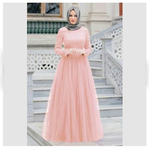 IndonesiaHeritage Gamis Syari Pesta Brukat - Baju Kondangan Muslimah - Kaftan Premium - Busana Fashion Muslim Wanita - Maxy Dress - Kebaya Modern ihalmaer