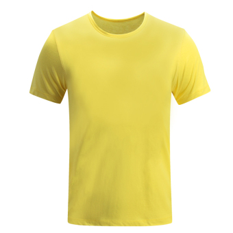 Gambar Jack Musim Semi dan Gugur katun lengan pendek pantai t shirt (Kuning)