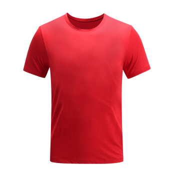 Gambar Jack Musim Semi dan Gugur katun lengan pendek pantai t shirt (Merah)