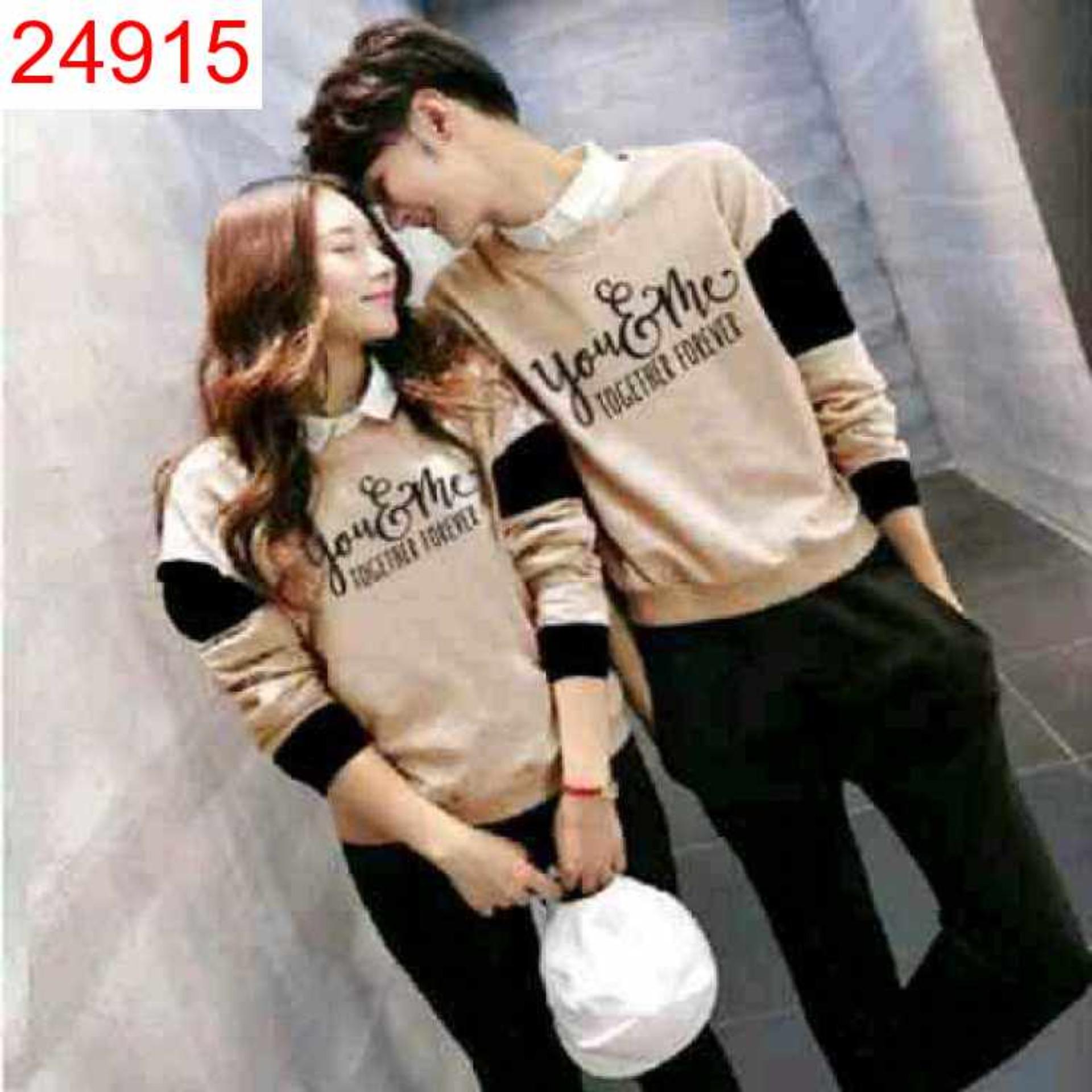 Jakarta Couple - Sweater Couple Forever / Sweater Couple Terbaru / Couple Murah / You Me Forever / Sweater Kapel / Sweater Together