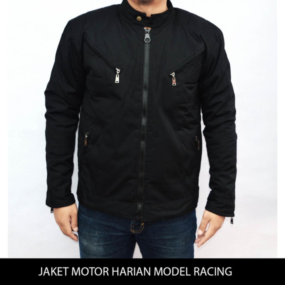 jaket motor harian model racing tahan angin, anti air,bara M-XXL