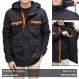 Jaket Murah Parka Drill Pria Premium Black-Tan (Hitam)