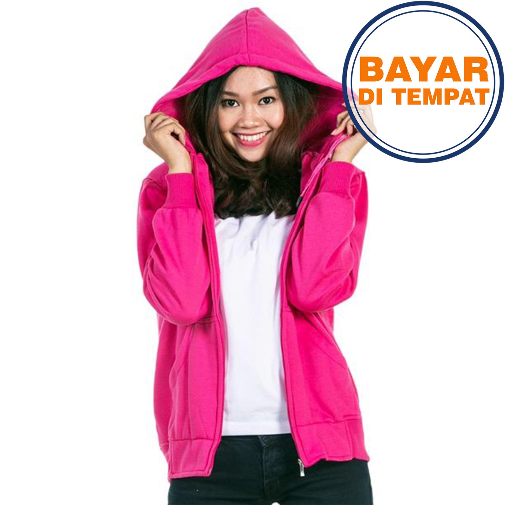 Jaket Sweater Polos Hoodie Zipper Unisex Best Seller
