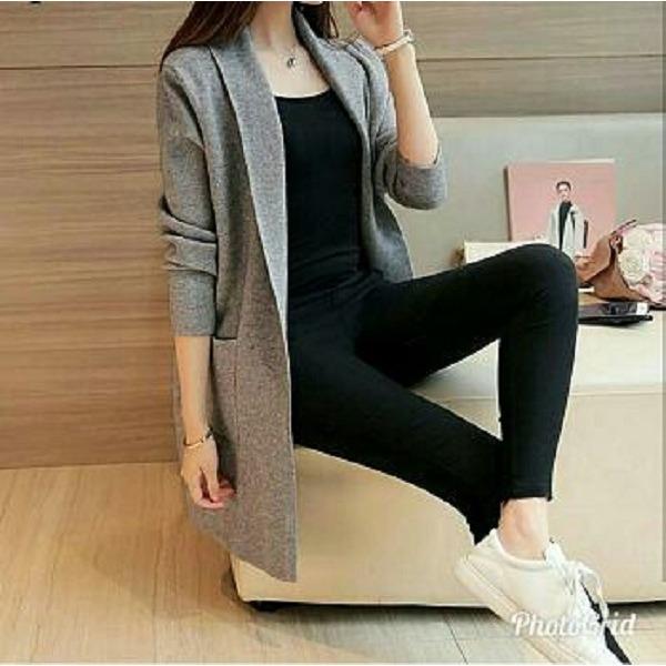 J&C Kardigan Cardy Babytery / Outer Wanita / Kardigan Wanita / Kardigan Jersey / Kardigan Panjang / Vest Wanita / Jaket Wanita / Outer Muslim / Hijab Fashion / Hijab Style