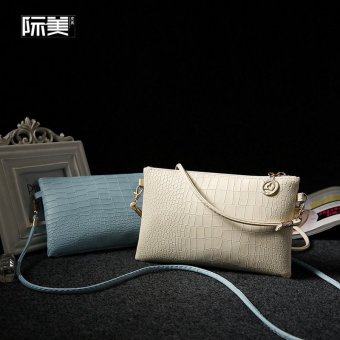 JIMEI Baru Wanita PU Kulit Tas Bahu - Beige Maret 2019 - 3 JIMEI baru Wanita PU kulit Tas Bahu - Beige - 3