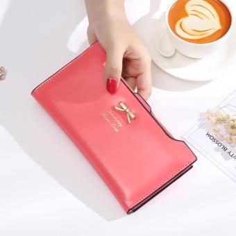 ... Jims Honey Dompet Fashion Import Ribbon Wallet Peach 4