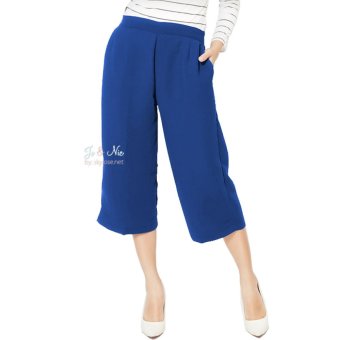 Gambar JO   NIC Allison Midi Culotte Pants   Celana Kulot Wanita   Blue