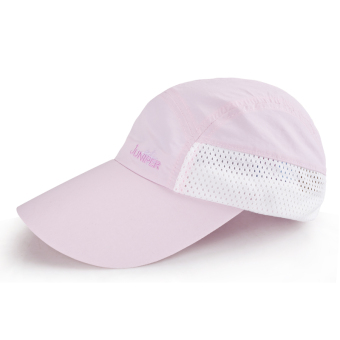 Gambar Juniper luar ruangan perlindungan leher matahari topi tabir surya topi (Cahaya merah muda)