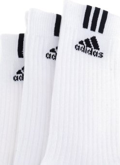 Kaos Kaki Adidas 3S Crew T 3PP (Putih) 3 Pasang Kaos  Kaos KakiOlahraga Z11427