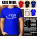 Gambar KAOS MOBIL Distro Baju T Shirt Otomotif TOYOTA KIJANG GRAND EXTRASILUET LIST 2
