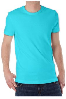 KaosYES Kaos T-Shirt O-Neck Lengan Pendek - Biru Muda Juli 2018 - 2 KaosYES Kaos T-Shirt O-Neck Lengan Pendek - Biru Muda - 2