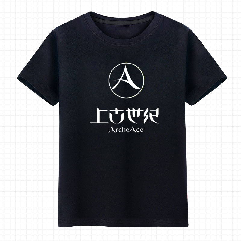 Flash Sale Kuno Lan musim panas kemeja setengah lengan untuk pria dan wanita Zhou Bian t-shirt (Hitam)
