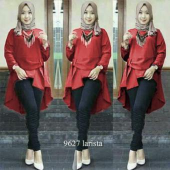 kyoko fashion tunics larista-(red)