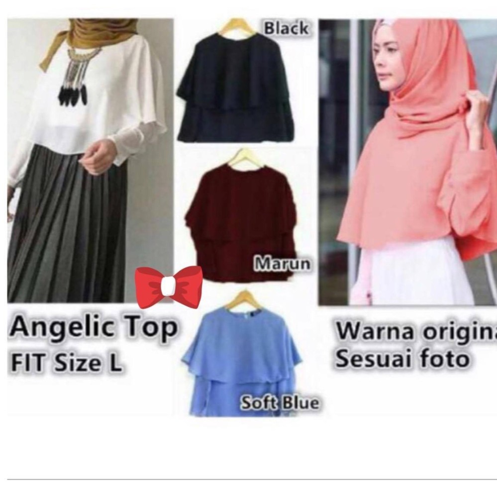 Labelledesign BLOUSE ANGELIC TOP TWISTCOBE SOFTBLUE