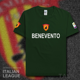 Gambar Laki laki Serie A t shirt pakaian pelatihan (Lengan pendek hijau hutan)