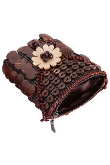 LALANG Coconut Shell Women Shoulder Bag Beach Coffee Mei 2018 - 3 LALANG Coconut Shell Women Shoulder Bag Beach Coffee - 3
