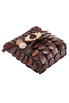 LALANG Coconut Shell Women Shoulder Bag Beach Coffee Mei 2018 - 4 LALANG Coconut Shell Women Shoulder Bag Beach Coffee - 4