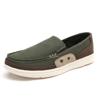Harga Lechgo Men Fshion Canvas Casual Shoes Big Plus Size Slip On Light
Soft (Green) NYY078 intl Online Murah