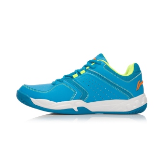 Gambar LI NING Sepatu Olahraga Pria Tidak Kedap Mengurangi Guncangan (Kayu alkohol biru lampu neon hijau orange es)