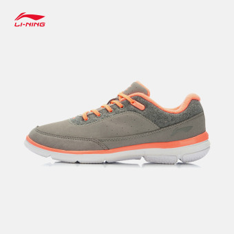 Gambar LINING acgj054 sepatu yang kuat sepatu sepatu (Watt abu abu orange fluoresensi lembut)