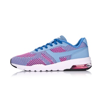 Gambar LINING AGCM046 bantalan udara musim panas setengah biaya dari bantalan kebugaran sepatu sepatu (Aurora biru fluoresensi bubuk buah)