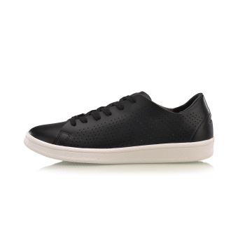 Gambar LINING AGCM108 kecil putih segar perempuan baru sepatu kasual sepatu (New dasar hitam putih)