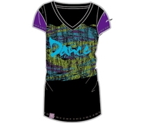 Gambar LINING ahsg072 3 wanita baru lengan pendek t shirt (Hitam) (Hitam)