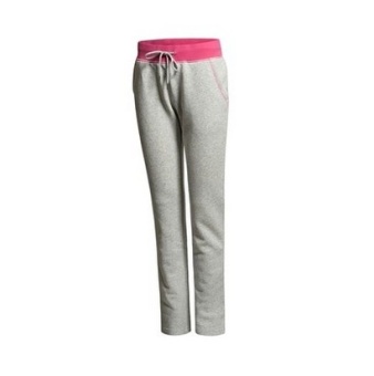 Gambar LINING aklk106 2 warna solid Slim wanita Wei celana kebugaran celana (Seperti gambar)