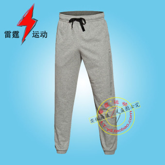 Gambar LINING AKLL423 Pria Musim Semi dan Musim Gugur basket Wei celana (AKLL423 4 bunga abu abu)