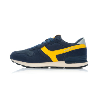 Gambar LINING ALCJ015 pria sepatu olahraga sepatu pria (Phthalate hijau biru kekuningan perak)