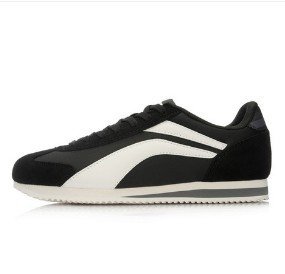 Gambar LINING Alcl009 4 Musim Semi Sepatu Olahraga Retro Kasual Sepatu (Seperti gambar)