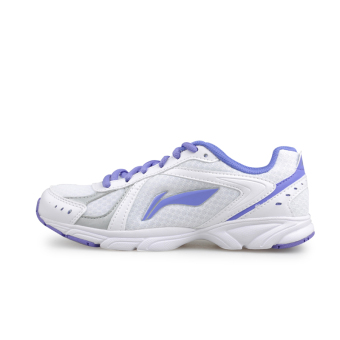 Gambar LINING arbj066 perempuan yang baru sepatu olahraga (Putih biru dan ungu silver)