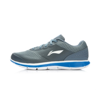 Gambar LINING arbk031d kasual bernapas bantalan sepatu lari sepatu pria (Flint biru biru Palace)