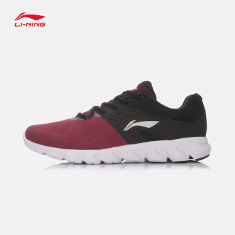 Gambar LINING ARHM003 musim semi yayasan baru untuk membantu rendah redaman sepatu olahraga sepatu lari (Saus ungu hitam putih)