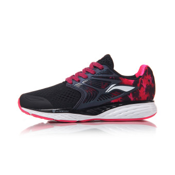 Gambar LINING arhm026 hantu redaman satu sepatu lari kebugaran sepatu (New dasar hitam neon laut Hong)