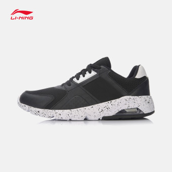 Harga LINING ARLM003 bantalan udara setengah kebugaran sepatu sepatu
fashion sepatu kasual (New Basic Black yayasan putih) Online Murah