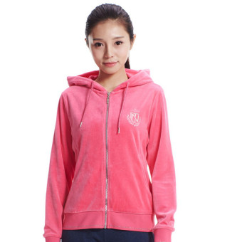 Gambar LINING berkerudung seri tenis kebugaran sweater sweater (AWDK048 3)