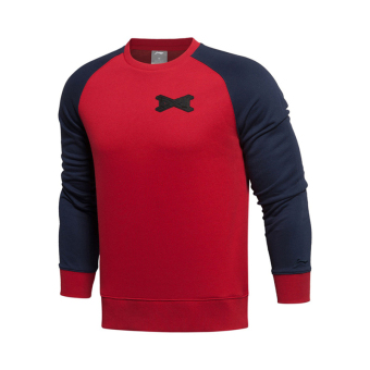 Gambar LINING jaringan resmi musim semi laki laki yang baru dan kebugaran sweater ( 6 musim dingin hijau Hong kacang biru tua)
