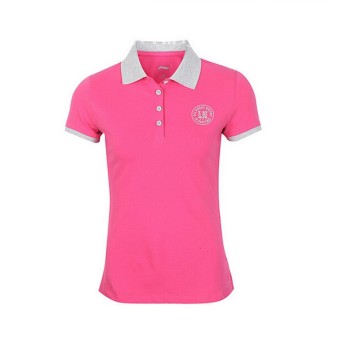 Gambar LINING kebugaran Lifestyle seri perempuan lengan pendek POLO APLK028 1 (Seperti gambar)