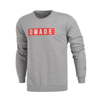Gambar LINING sweater pria olahraga (Bunga berwarna abu abu)