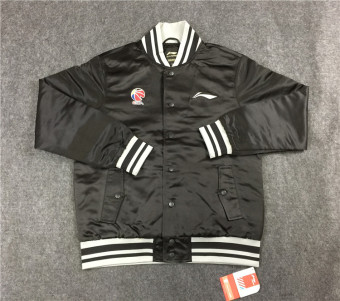 Gambar LINING ukuran besar pelatih wasit meja empuk kebugaran jaket (AJMG105)