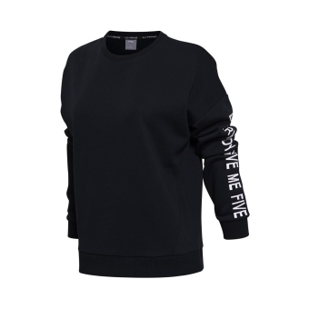 Gambar LINING Wanita Baru Seri Sweter Kaos Sweater (Standar hitam)