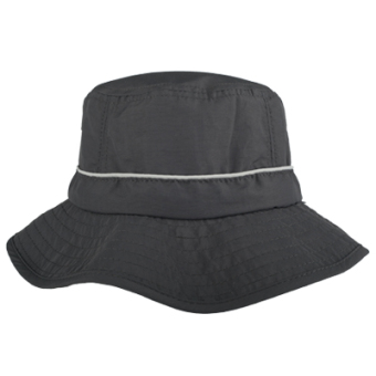 Gambar Luar ruangan laki laki UV perlindungan nelayan topi topi (Abu abu gelap (cepat kering anti air, tahan angin catok tidak termasuk))
