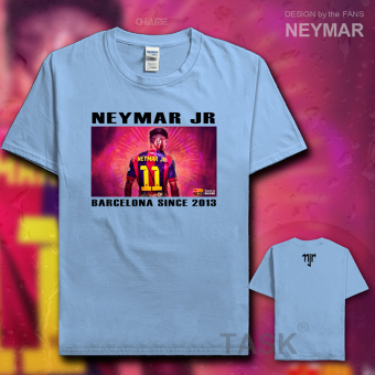 Jual Ma Er neymar11 katun pakaian sepak bola lengan pendek penuh kasih
kemeja t shirt (Lengan pendek biru muda hitam kata) Online Terbaru