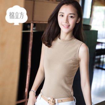 ... Sifon Source · Belanja murah Mefound Korea Fashion Style perempuan musim gugur baru bottoming kemeja putih Vest Khaki