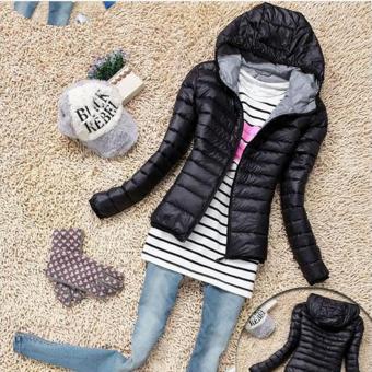 Menggantung-Qiao Wanita Berkerudung Musim Dingin Berlengan PanjangJaket Jaket Lebih Tahan Dr Hitam April 2018 - 2 Menggantung-Qiao Wanita Berkerudung Musim Dingin Berlengan PanjangJaket Jaket Lebih Tahan Dr Hitam - 2