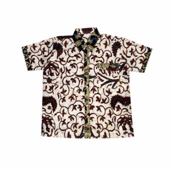 Mila Style Hem Batik Anak Varian Baim - Biru Pebruari 2019 - 3 Mila Style Hem Batik Anak Varian Baim - Biru - 3