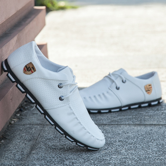 Mode The Man ZNPNXN Renda Up/Loafers Differences Kulit Serta Chemicals (Putih) Maret 2019 - 4 Mode The Man ZNPNXN Renda Up/Loafers Differences Kulit Serta Chemicals (Putih) - 4