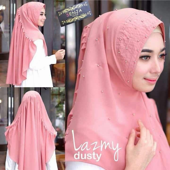 mooie - kerudung hijab jilbab instan khimar polos LAZMY mutiara