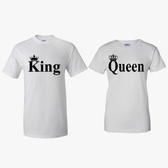 Jual Neo Kaos Couple Lucu King and Queen Online Terbaik